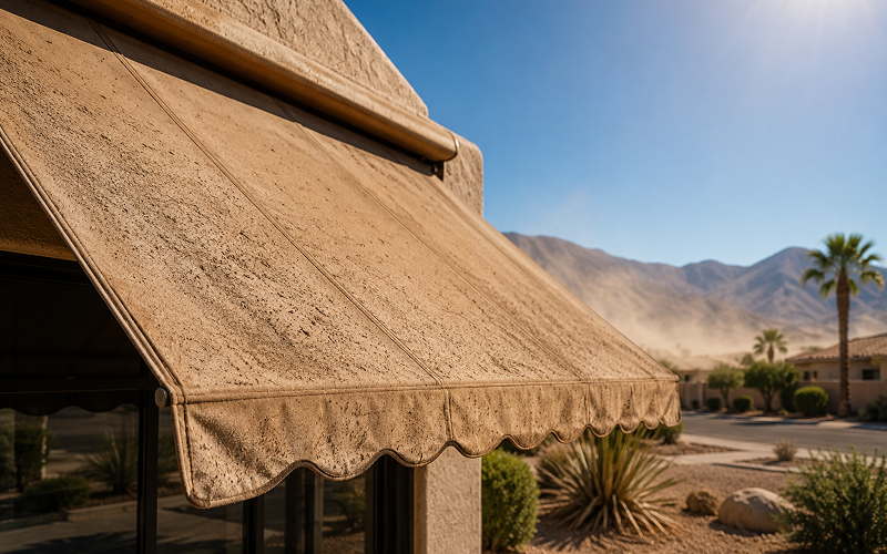 Why Nevada's Dust and Sun Destroy Awnings